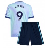 Arsenal Gabriel Jesus #9 Tretí Detský futbalový dres 2024-25 Krátky Rukáv (+ trenírky)